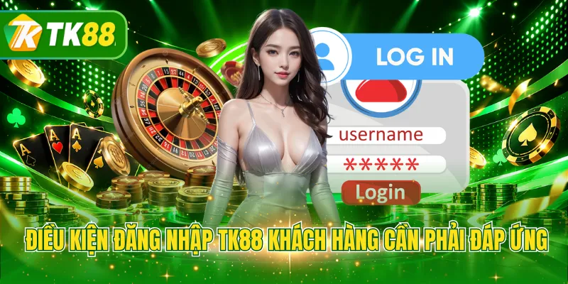 Điều kiện đăng nhập TK88 khách hàng cần phải đáp ứng