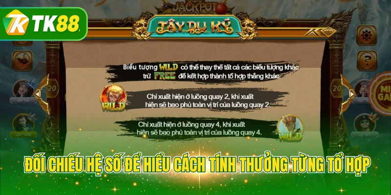 Đối chiếu hệ số để hiểu cách tính thưởng từng tổ hợp