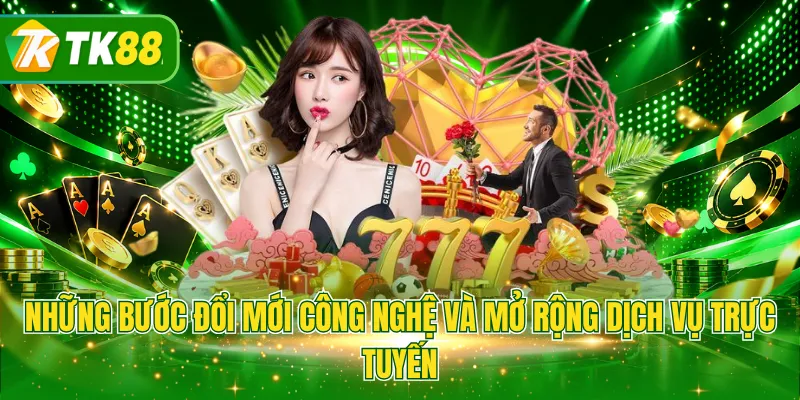 Những bước đổi mới công nghệ và mở rộng dịch vụ trực tuyến