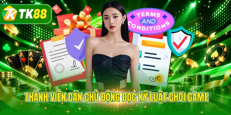 Thành viên cần chủ động đọc kỹ luật chơi game